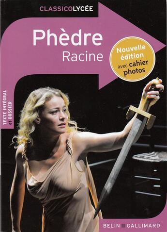 Couverture du livre « Phèdre, de Jean Racine » de Laure Mangin aux éditions Belin Education