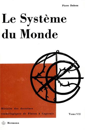 Couverture du livre « Le système du monde Tome 7 » de Pierre Duhem aux éditions Hermann