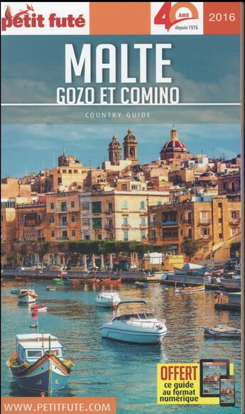 Couverture du livre « GUIDE PETIT FUTE ; COUNTRY GUIDE ; Malte (édition 2016) » de  aux éditions Le Petit Fute