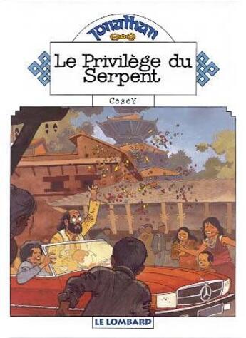 Couverture du livre « Jonathan T.8 ; le privilège du serpent » de Cosey aux éditions Lombard