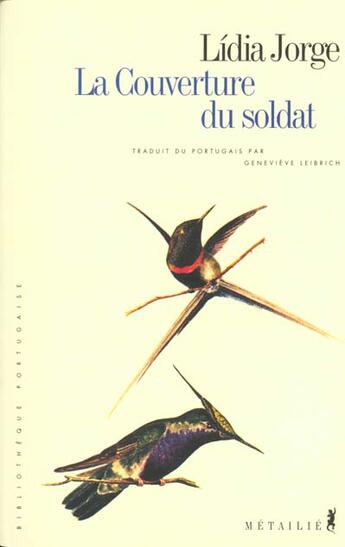 Couverture du livre « Couverture du soldat (la) » de Lidia Jorge aux éditions Metailie