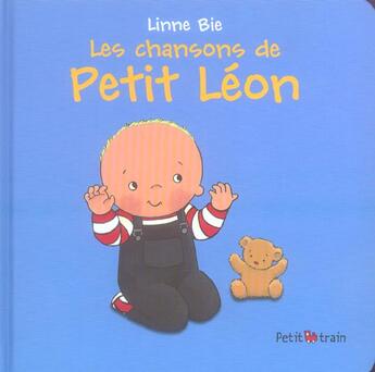 Couverture du livre « Chansons de petit leon » de Bie Linne aux éditions Mijade