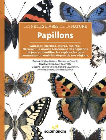 Couverture du livre « Papillons » de Alessandro Staehli et Sophie Giriens aux éditions Editions De La Salamandre