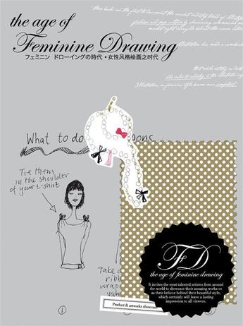 Couverture du livre « The age of feminine drawing » de All Rights Reserved aux éditions Gingko Press