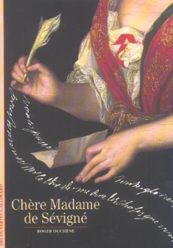 Couverture du livre « Chere madame de sevigne... » de Roger Duchene aux éditions Gallimard
