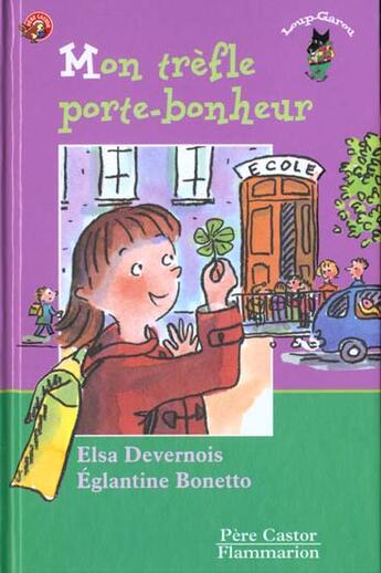 Couverture du livre « Mon trefle porte-bonheur » de Elsa Devernois aux éditions Pere Castor