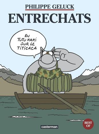 Couverture du livre « Les best-of du Chat Tome 4 : entrechats » de Philippe Geluck aux éditions Casterman