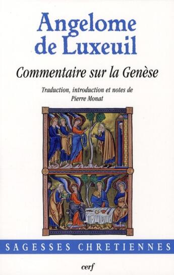 Couverture du livre « Commentaire sur la Genèse » de Angelome De Luxeuil aux éditions Cerf