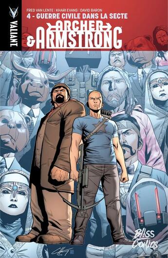 Couverture du livre « Archer and Armstrong - Tome 4 - Guerre Civile dans la Secte » de Fred Van Lente aux éditions Bliss Comics