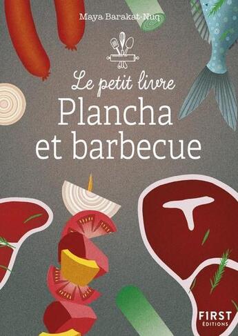 Couverture du livre « Recettes barbecue & plancha » de Maya Barakat-Nuq aux éditions First