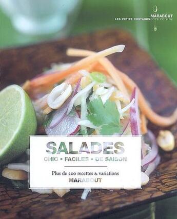 Couverture du livre « Salades ; chic, faciles, de saison ; plus de 200 recettes & variations » de Hamlyn aux éditions Marabout