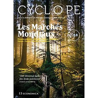 Couverture du livre « Cyclope ; les marchés mondiaux 2018 » de Philippe Chalmin aux éditions Economica