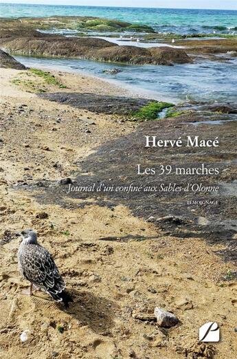 Couverture du livre « Les 39 marches ; journal d'un confiné aux Sables-d'Olonne » de Herve Mace aux éditions Editions Du Panthéon