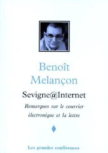 Couverture du livre « Sevigne et internet » de Melancon B aux éditions Fides