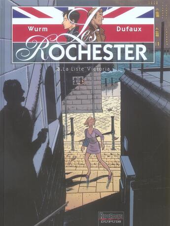 Couverture du livre « Les rochester Tome 3 ; la liste victoria » de Jean Dufaux et Philippe Wurm aux éditions Dupuis