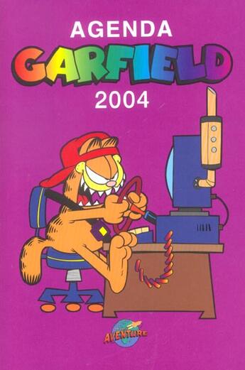 Couverture du livre « Agenda garfield 2004 (édition 2004) » de Jim Davis aux éditions Presses Aventure