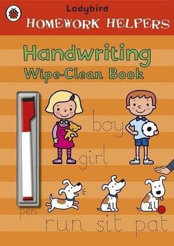 Couverture du livre « Ladybird homework helpers ; handwriting wipe-clean book » de Ladybird aux éditions Ladybird