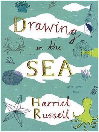 Couverture du livre « Drawing in the sea » de Harriet Russell aux éditions Princeton Architectural