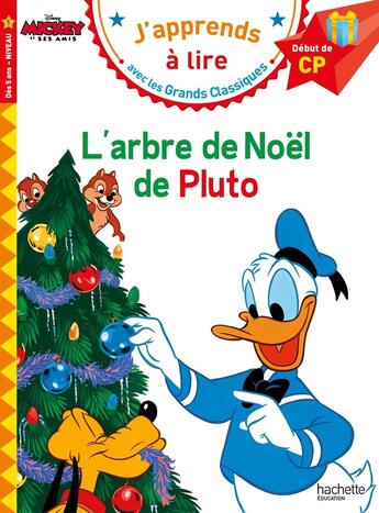 Couverture du livre « L'arbre de noel de pluto cp niveau 1 » de Isabelle Albertin aux éditions Hachette Education