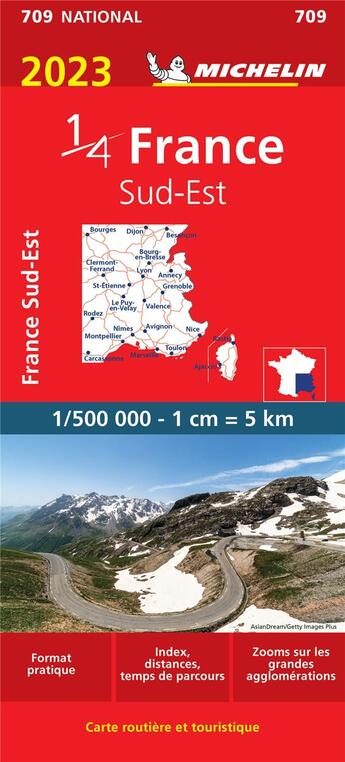 Couverture du livre « France Sud-Est (édition 2023) » de Collectif Michelin aux éditions Michelin