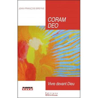 Couverture du livre « Coram deo » de Breyne Jean-Francois aux éditions Olivetan