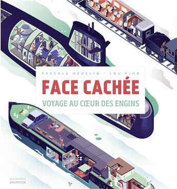 Couverture du livre « La face cachée ; voyage au coeur des machines » de Pascale Hedelin et Lou Rihn aux éditions La Martiniere Jeunesse