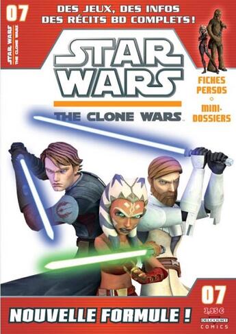 Couverture du livre « STAR WARS THE CLONE WARS MAGAZINE n.7 » de  aux éditions Delcourt Presse