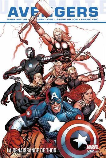 Couverture du livre « Ultimate Avengers t.2 : la renaissance de Thor » de Steve Dillon et Frank Cho et Mark Millar et Jeph Loeb aux éditions Panini