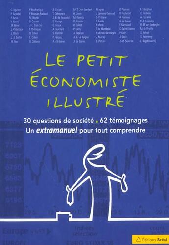 Couverture du livre « Le petit economiste illustre » de Bagot aux éditions Breal