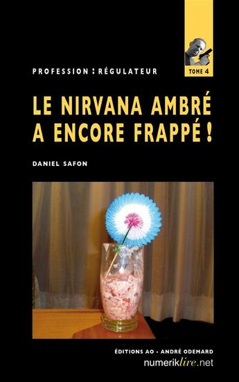 Couverture du livre « Profession : régulateur t.3 ; le nirvana ambré a encore frappé ! » de Daniel Safon aux éditions Numeriklivres