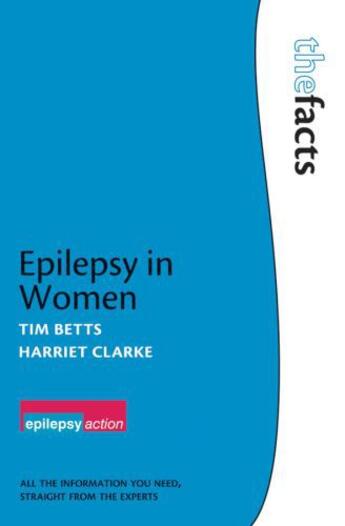 Couverture du livre « Epilepsy in Women » de Clarke Harriet aux éditions Oup Oxford