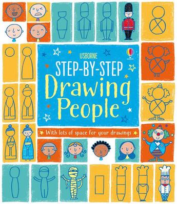 Couverture du livre « Step-by-Step Drawing People » de Fiona Watt et Candice Whatmore aux éditions Usborne