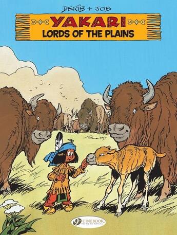 Couverture du livre « Yakari t.14 ; lords of the plains » de Derib et Job aux éditions Cinebook