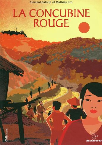 Couverture du livre « La concubine rouge » de Mathieu Jiro et Clement Baloup aux éditions Bayou Gallisol