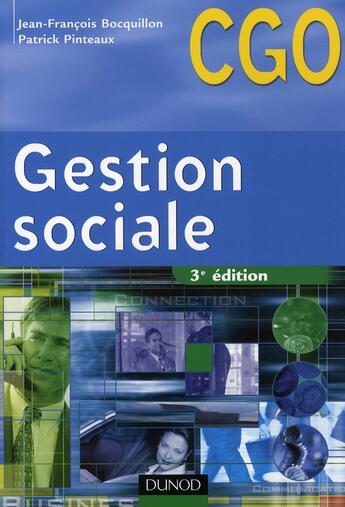 Couverture du livre « Manuel De Gestion Sociale (3e Edition) » de Jean-Francois Bocquillon et Patrick Pinteaux aux éditions Dunod