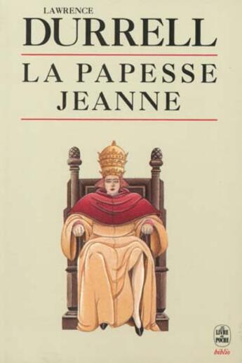 Couverture du livre « La papesse jeanne » de Durrell-L aux éditions Le Livre De Poche