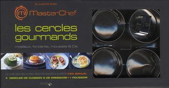 Couverture du livre « MASTERCHEF ; je cuisine avec masterchef ; les cercles gourmands ; coffret » de Sylvie Girard-Lagorce aux éditions Solar