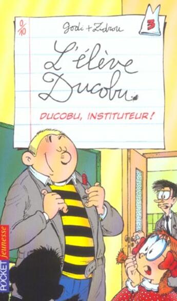 Couverture du livre « Ducobu Tome 3 » de Godi/Zidrou aux éditions Pocket Jeunesse