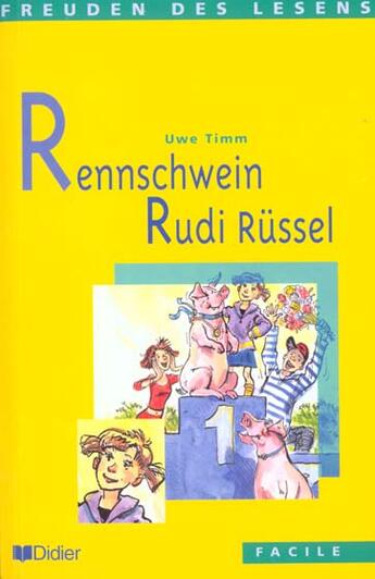 Couverture du livre « Rennschwein rudi russel - livre » de Zehnacker Jean aux éditions Didier