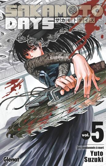 Couverture du livre « Sakamoto days Tome 5 » de Yuto Suzuki aux éditions Glenat