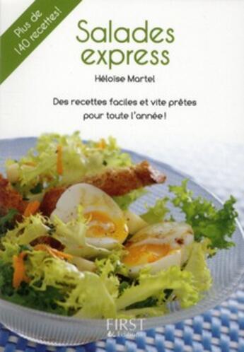 Couverture du livre « Salades express » de Heloise Martel aux éditions First