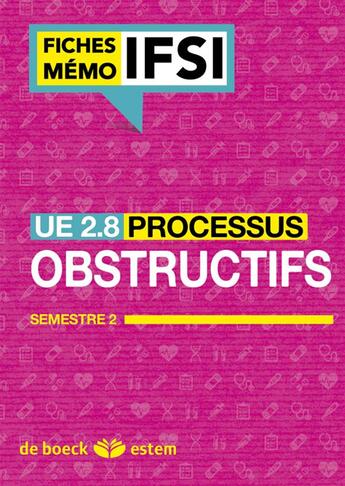 Couverture du livre « UE 2.8 ; processus obstructifs » de  aux éditions Estem