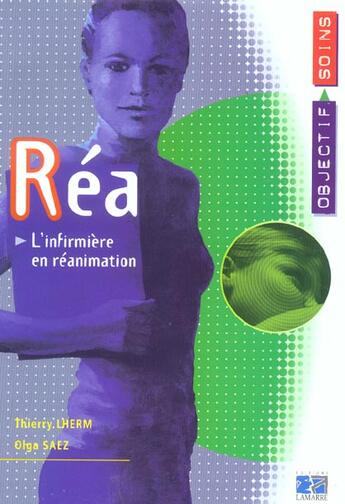 Couverture du livre « Rea l infirmiere en reanimation » de Lherm aux éditions Lamarre