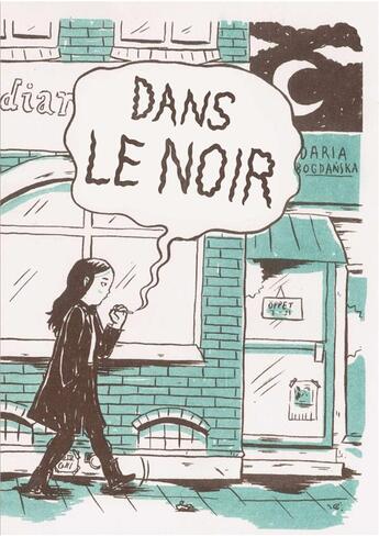 Couverture du livre « Dans le noir » de Daria Bogdanska aux éditions Rackham