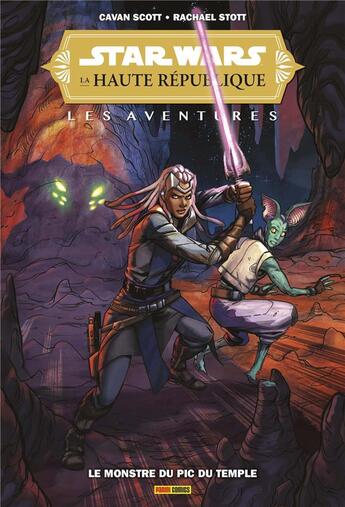 Couverture du livre « Star Wars, la haute république - les aventures : le monstre du pic du temple » de Cavan Scott et Georges Jeanty et Ario Anindito aux éditions Panini