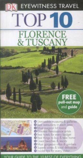 Couverture du livre « FLORENCE AND TUSCANY » de R.Bramblett aux éditions Dorling Kindersley