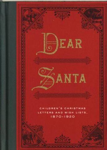 Couverture du livre « DEAR SANTA » de Mary Harrell-Sesniak aux éditions Chronicle Books