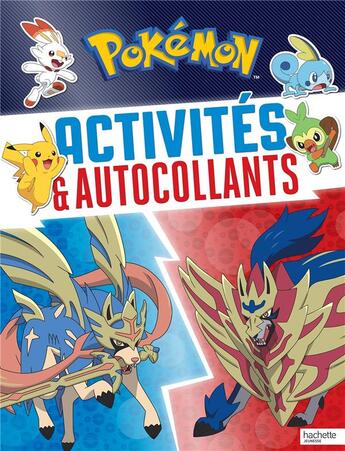 Couverture du livre « Pokémon : activités & autocollants » de  aux éditions Hachette Jeunesse