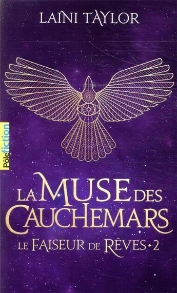 Couverture du livre « Le faiseur de rêves Tome 2 : la muse des cauchemars » de Laini Taylor aux éditions Gallimard-jeunesse