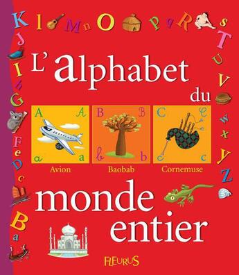 Couverture du livre « L'alphabet du monde entier » de Dorothee Jost aux éditions Fleurus